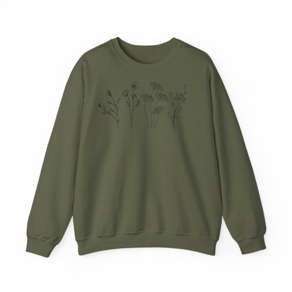 Wildflowers Minimalist Crewneck Sweatshirt - Image 13