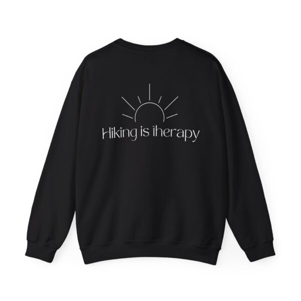 Hiking is Therapy Crewneck Sweatshirt - Image 7