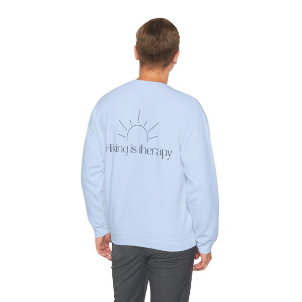 Hiking is Therapy Crewneck Sweatshirt - Image 25