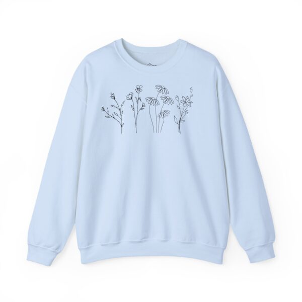 Wildflowers Minimalist Crewneck Sweatshirt - Image 17
