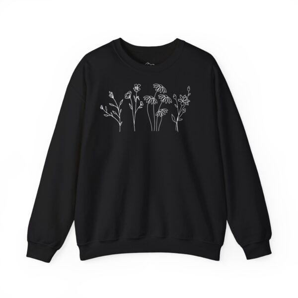 Wildflowers Minimalist Crewneck Sweatshirt - Image 9