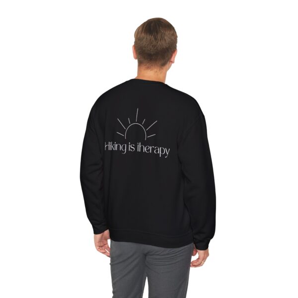 Hiking is Therapy Crewneck Sweatshirt - Image 10