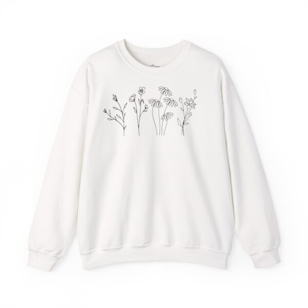Wildflowers Minimalist Crewneck Sweatshirt - Image 5