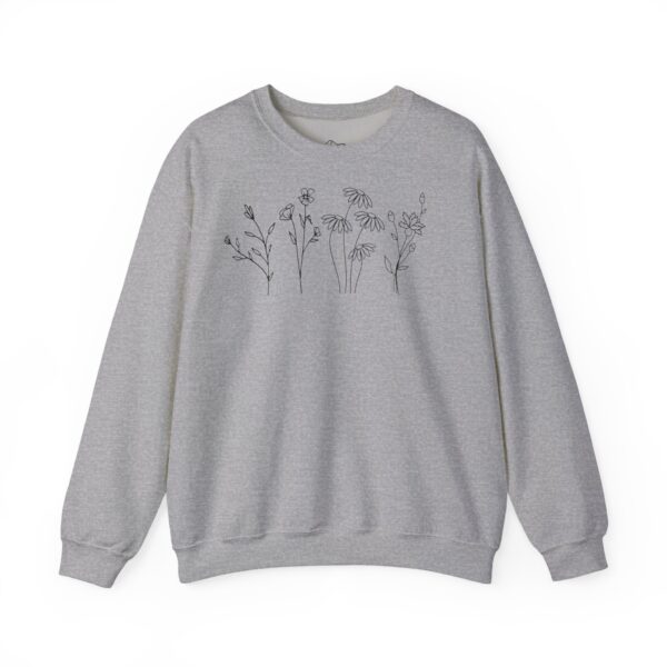 Wildflowers Minimalist Crewneck Sweatshirt - Image 25
