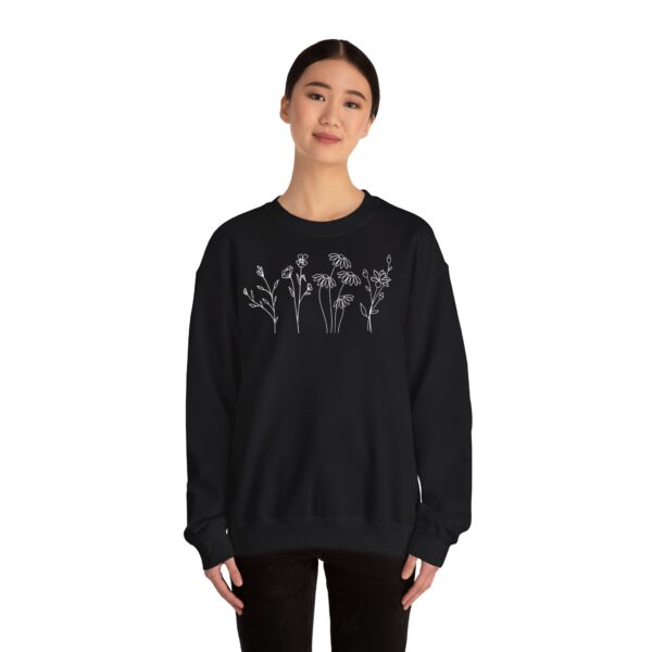 Wildflowers Minimalist Crewneck Sweatshirt - Image 11