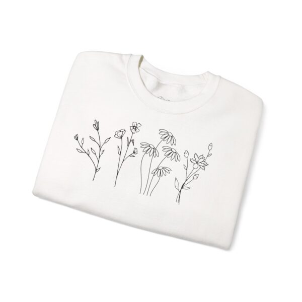 Wildflowers Minimalist Crewneck Sweatshirt - Image 6