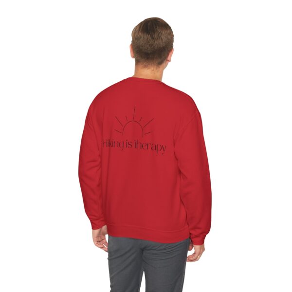 Hiking is Therapy Crewneck Sweatshirt - Image 30