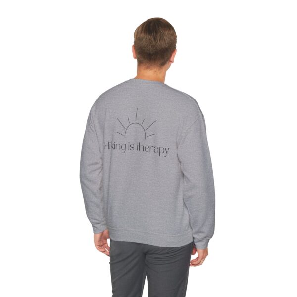 Hiking is Therapy Crewneck Sweatshirt - Image 35